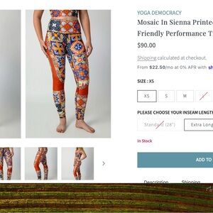 Yoga Democracy Leggings